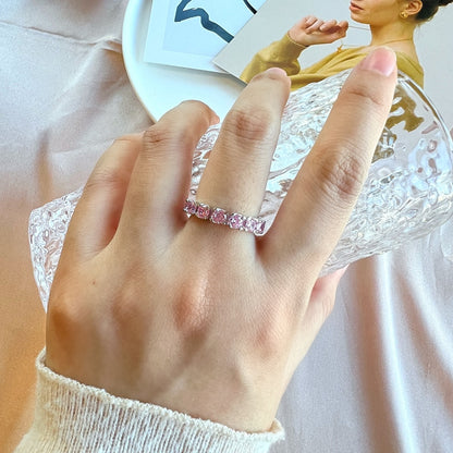 [OAK JURI]Eternity Round Cut Tennis Ring