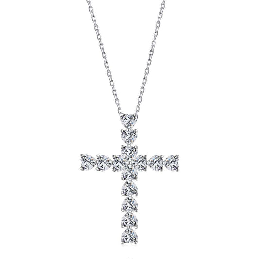 [OAK JURI]Radiant Cross Shape Necklace
