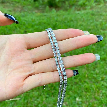 [OAK JURI]Elegant Tennis Chain Necklace