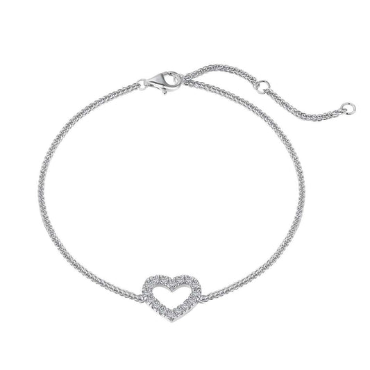 [OAK JURI]Heart Shape Lover Bracelet