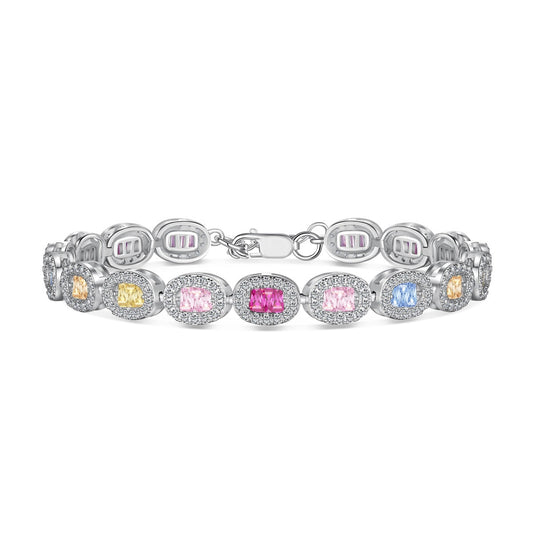 [OAK JURI]Exquisite Ornate Emerald Cut Daily Bracelet