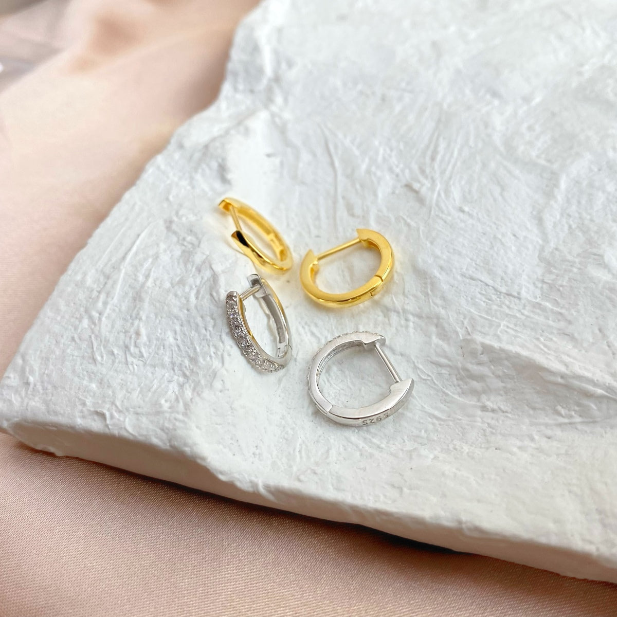 [OAK JURI]Circle Versatile Earrings