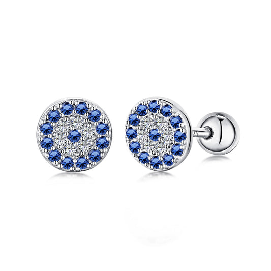 [OAK JURI]Devil's Eye Ear Bone Nail Earrings