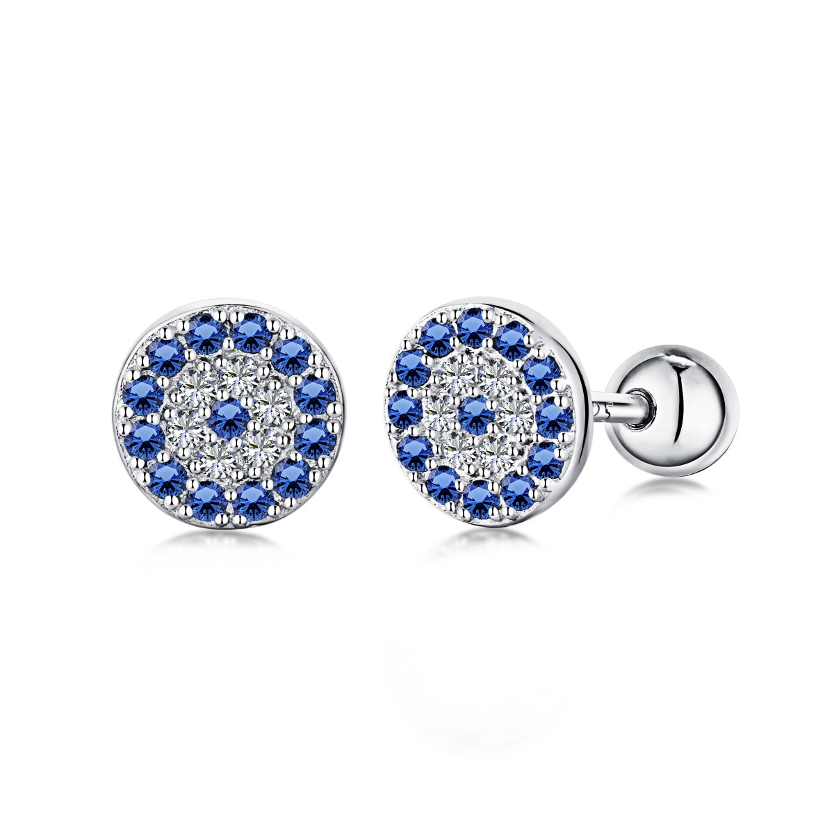 [OAK JURI]Devil's Eye Ear Bone Nail Earrings