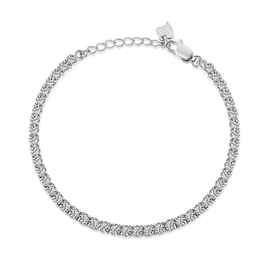 [OAK JURI]Sparkling Round Cut Daily Bracelet