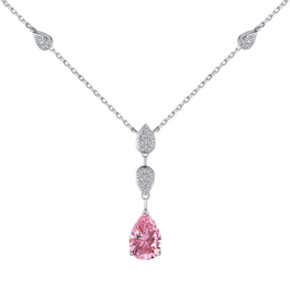 [OAK JURI]Dazzling Pear Cut Necklace