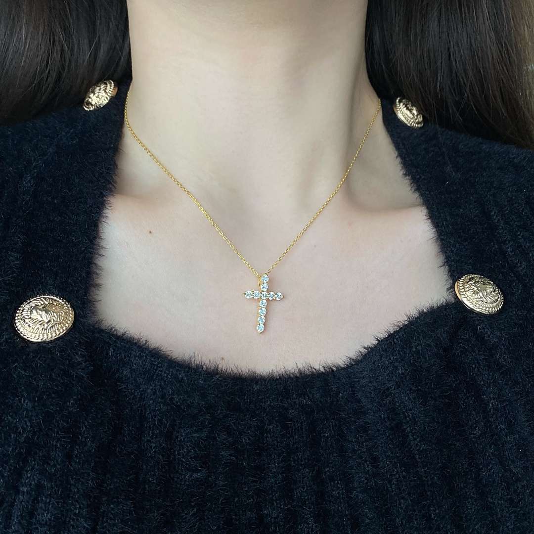 [OAK JURI]Unique Cross Shape Necklace