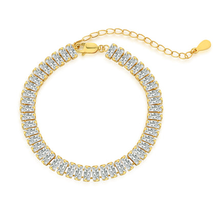 [OAK JURI]Exquisite Emerald Cut Daily Bracelet