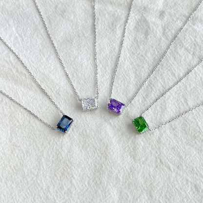[OAK JURI]Luxurious Square Shape Colorful Necalack