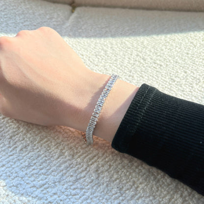 [OAK JURI]Exquisite Emerald Cut Daily Bracelet