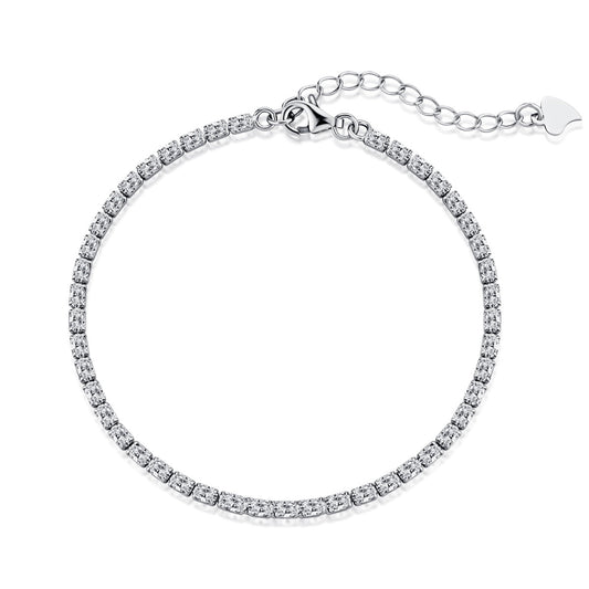 [OAK JURI]Elegant Emerald Cut Daily Bracelet