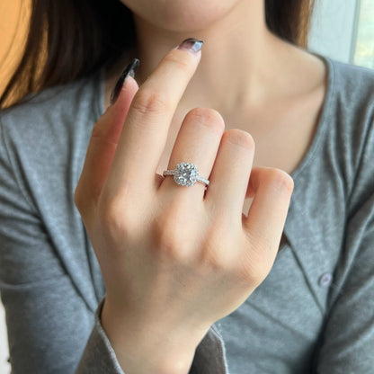 [OAK JURI]Dazzling Resplendent Round Cut Wedding Ring