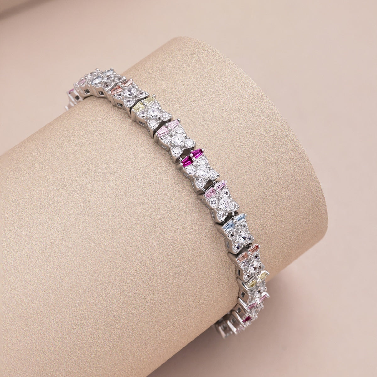 [OAK JURI]Unique Colorful Flower Shape Daily Bracelet