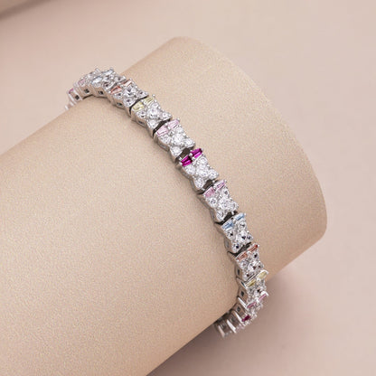 [OAK JURI]Unique Colorful Flower Shape Daily Bracelet