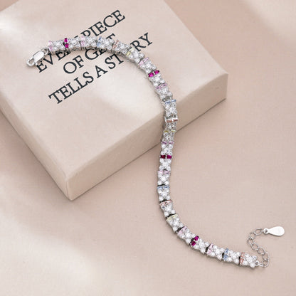 [OAK JURI]Unique Colorful Flower Shape Daily Bracelet