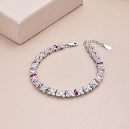 [OAK JURI]Unique Colorful Flower Shape Daily Bracelet