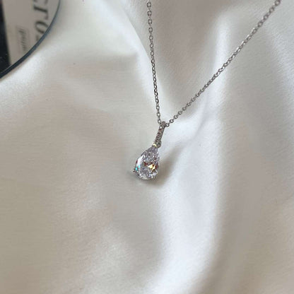 [OAK JURI]Delicate Water Drop Shape Fashion Necklace