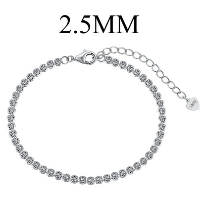 [OAK JURI]Dazzling Sparkling Round Cut Daily Bracelet