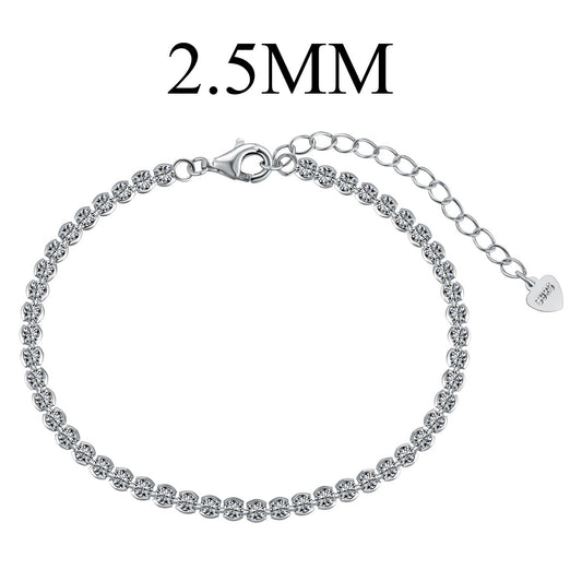 [OAK JURI]Dazzling Sparkling Round Cut Daily Bracelet