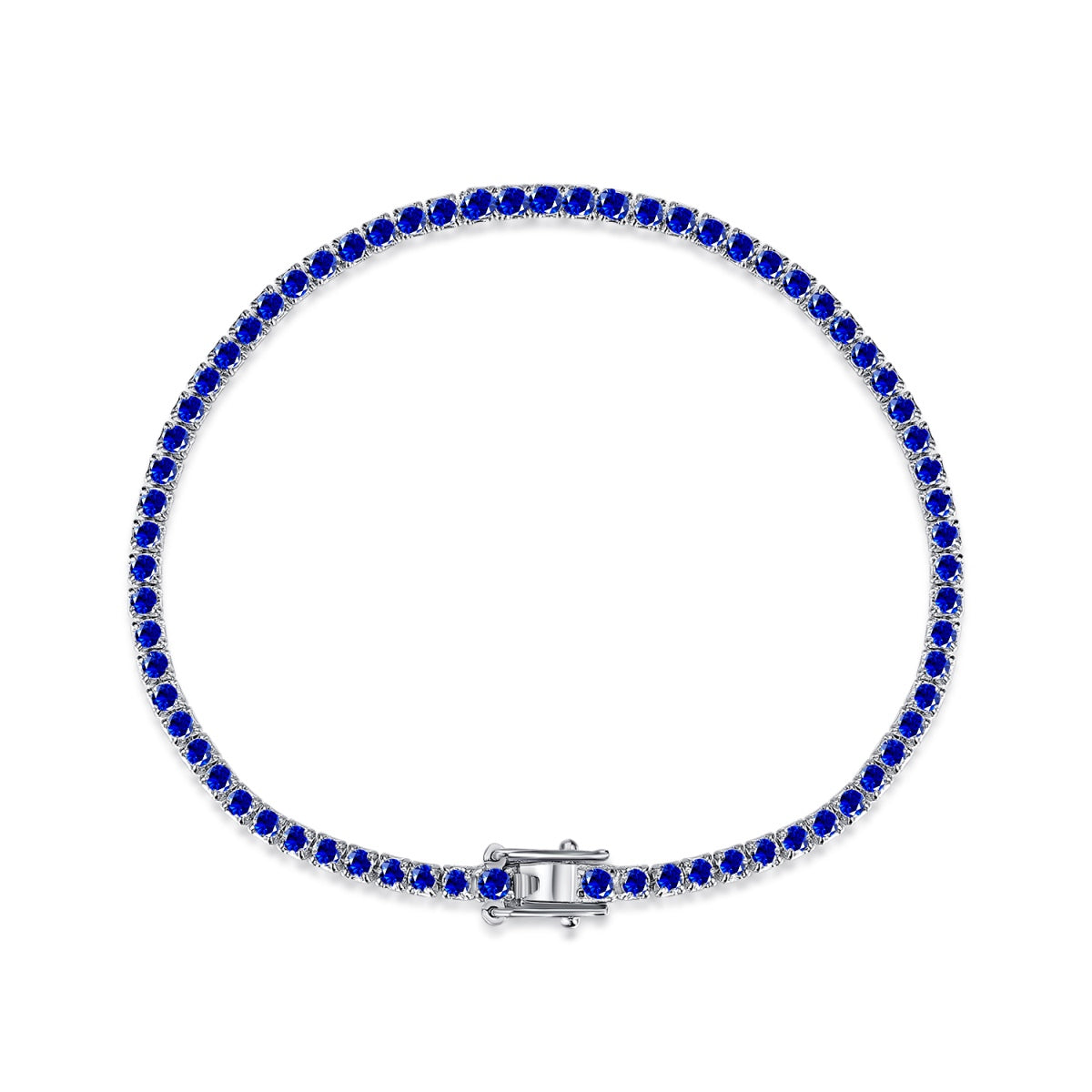 [OAK JURI]Dazzling Colorful Round Cut Daily Bracelet