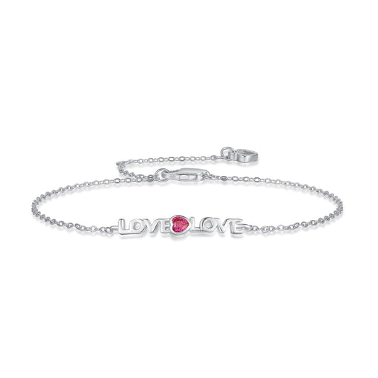 [OAK JURI]Romantic Heart Shape Lover Bracelet