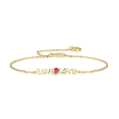 [OAK JURI]Romantic Heart Shape Lover Bracelet