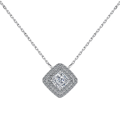 [OAK JURI]Sparkling Asscher Cut Necklace