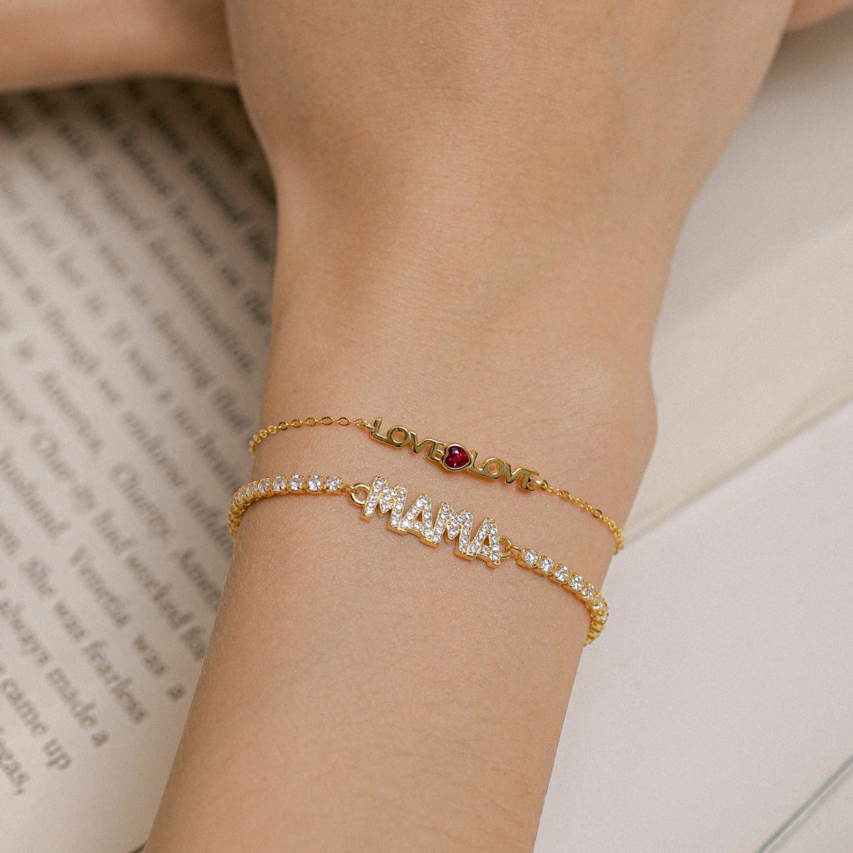 [OAK JURI]Romantic Heart Shape Lover Bracelet
