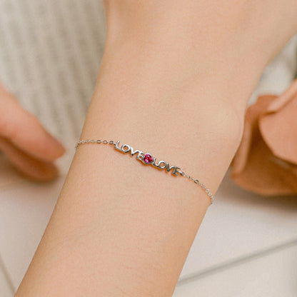 [OAK JURI]Romantic Heart Shape Lover Bracelet