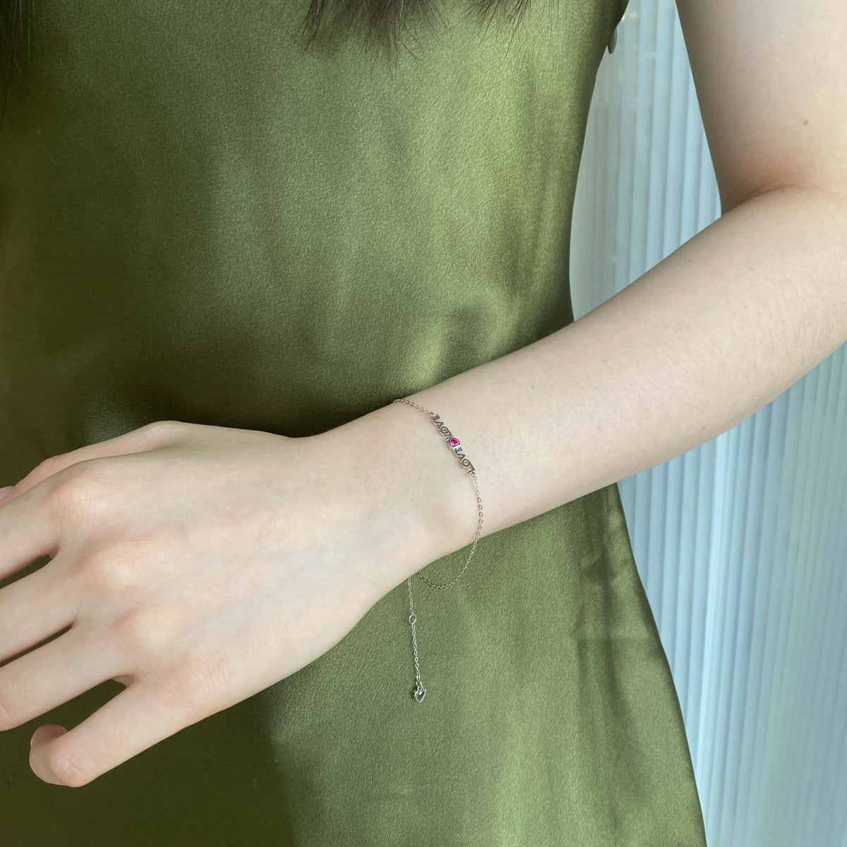 [OAK JURI]Romantic Heart Shape Lover Bracelet