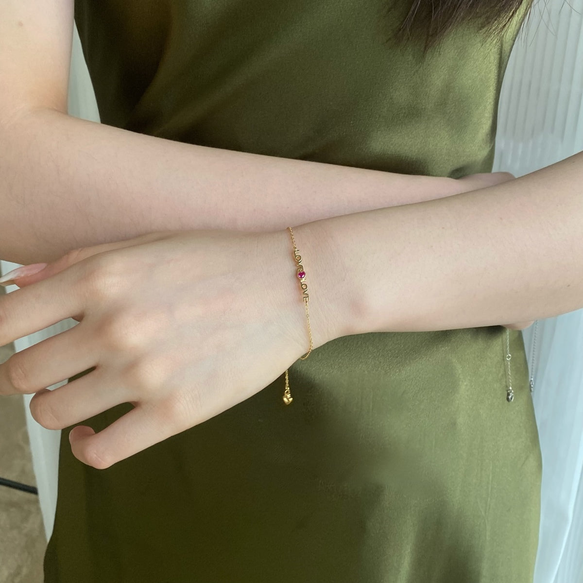 [OAK JURI]Romantic Heart Shape Lover Bracelet