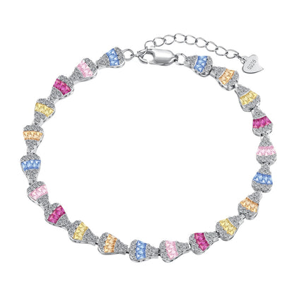 [OAK JURI]Radiant Water Drop Shape Daily Bracelet
