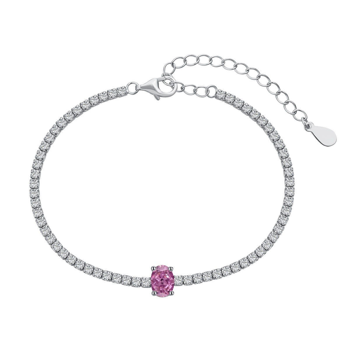 [OAK JURI]0.75 Carat Exquisite Oval Cut Daily Bracelet