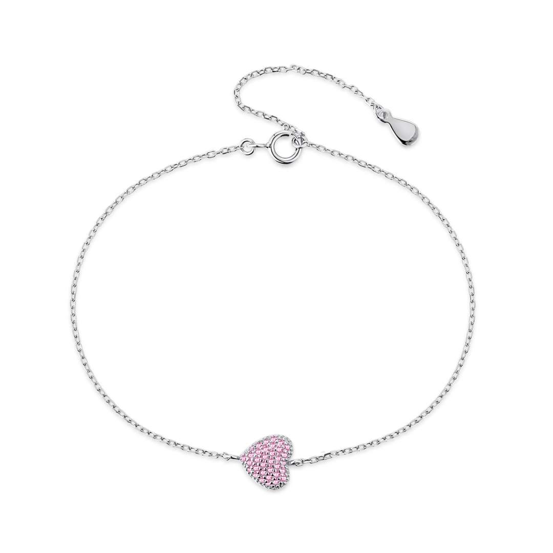 [OAK JURI]Heart-Shaped Gentle and Versatile Bracelet