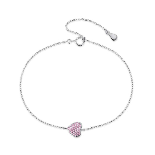 [OAK JURI]Heart-Shaped Gentle and Versatile Bracelet