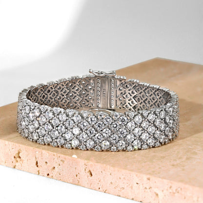 [OAK JURI]Ornate Elegant Round Cut Party Bracelet