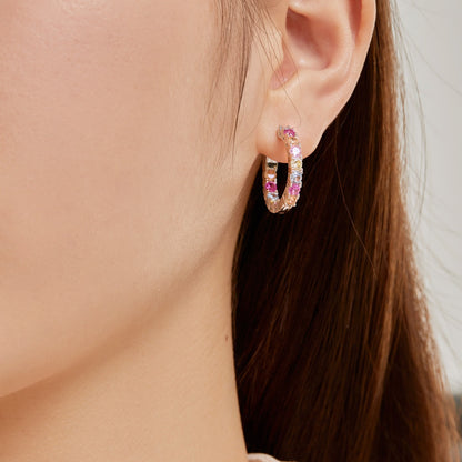 [OAK JURI]Unique Round Cut Daily Earrings