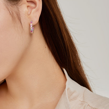 [OAK JURI]Unique Round Cut Daily Earrings