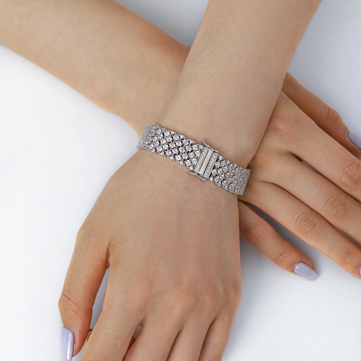 [OAK JURI]Ornate Elegant Round Cut Party Bracelet