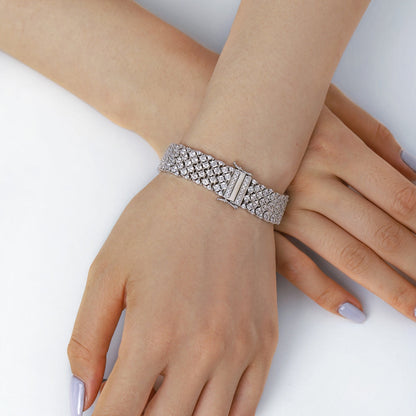 [OAK JURI]Ornate Elegant Round Cut Party Bracelet