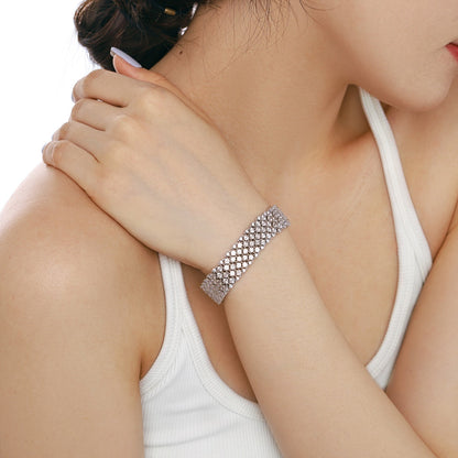 [OAK JURI]Ornate Elegant Round Cut Party Bracelet