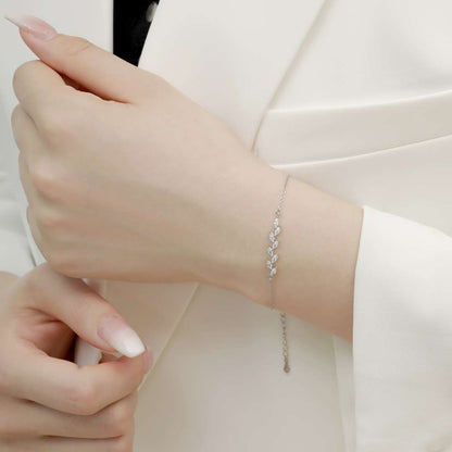 [OAK JURI]Elegant Wheat Leaves Shape Bracelet