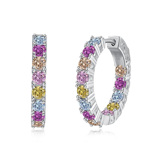 [OAK JURI]Unique Round Cut Daily Earrings