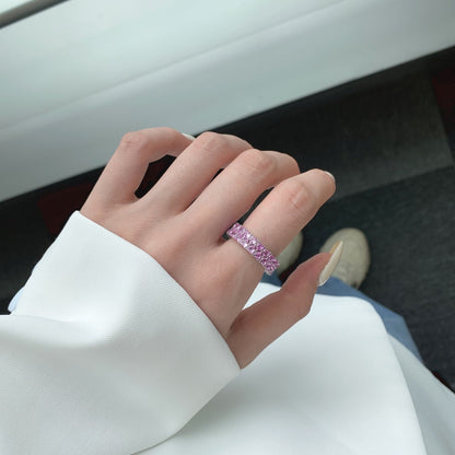 [OAK JURI]Sparkling Full Heart Ring