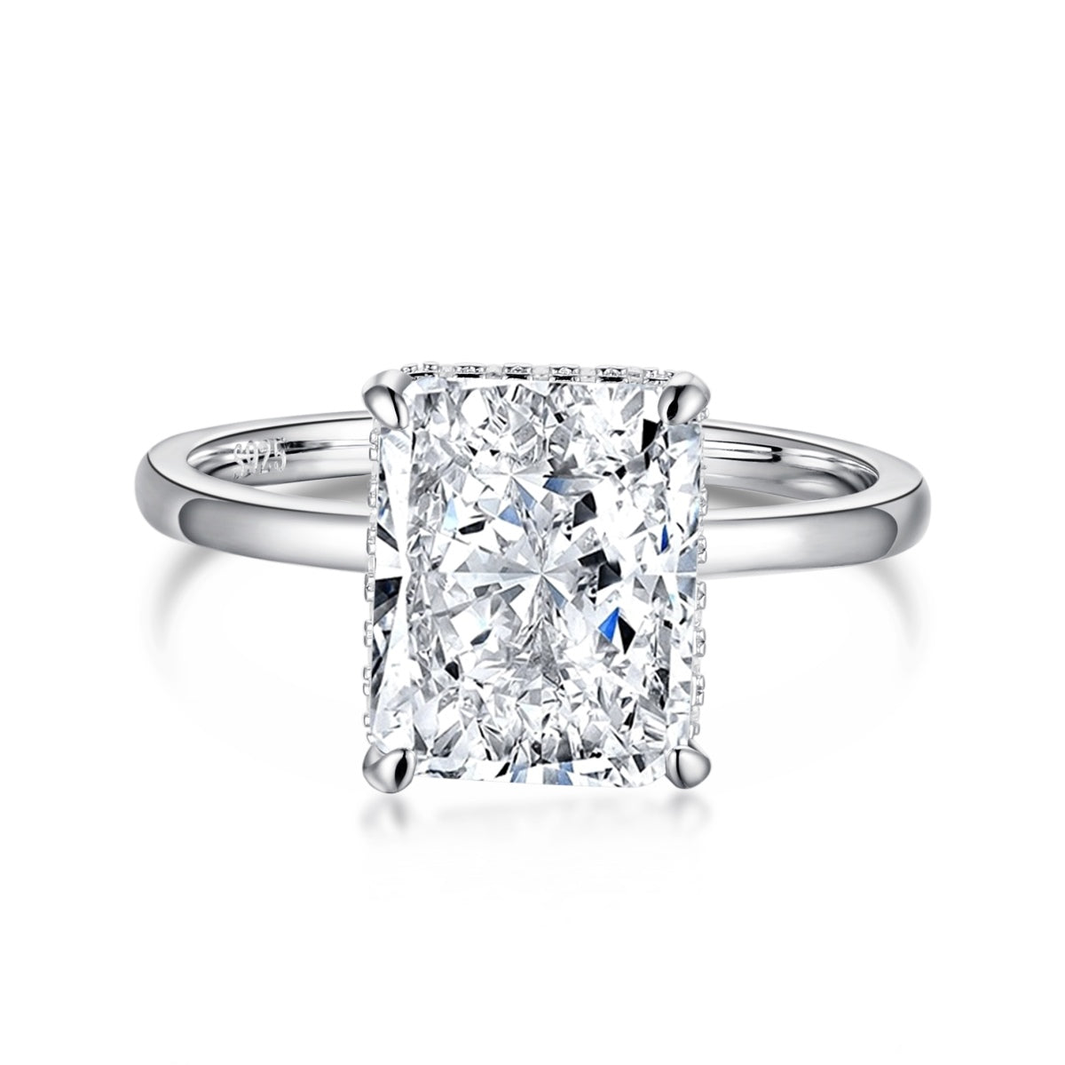 [OAK JURI]4.0 Carat Ornate Enchanting Radiand Cut Banquet Ring