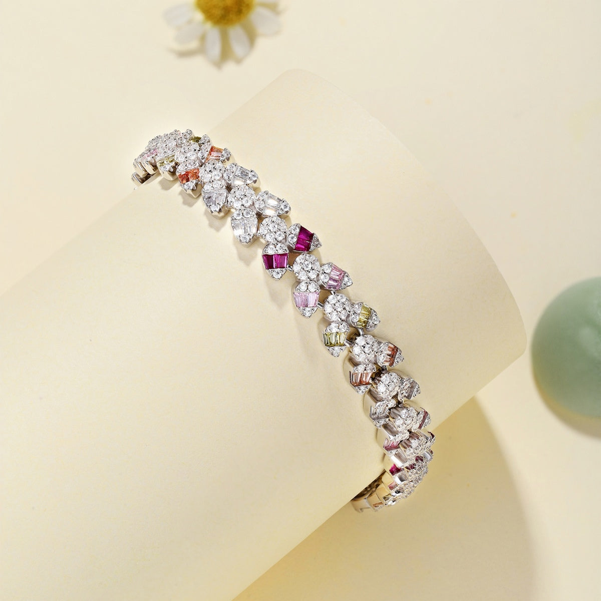 [OAK JURI]Dainty Exquisite Flower Shape Daily Bracelet