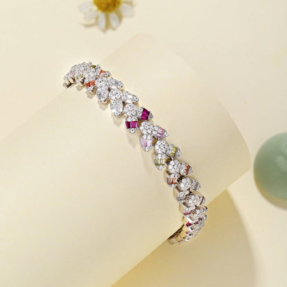 [OAK JURI]Dainty Exquisite Flower Shape Daily Bracelet
