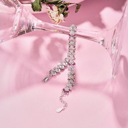 [OAK JURI]Dainty Exquisite Flower Shape Daily Bracelet