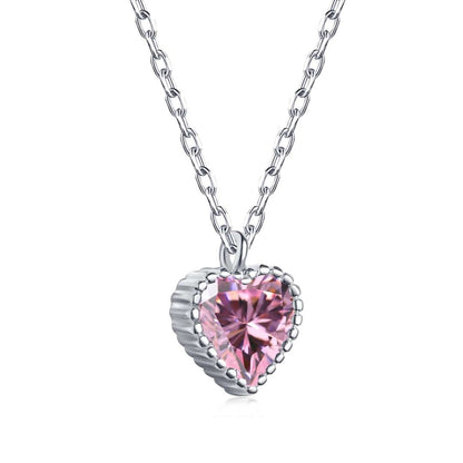 [OAK JURI]Ornate Heart Shape Necklace