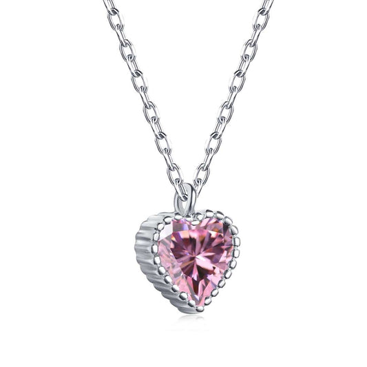 [OAK JURI]Ornate Heart Shape Necklace